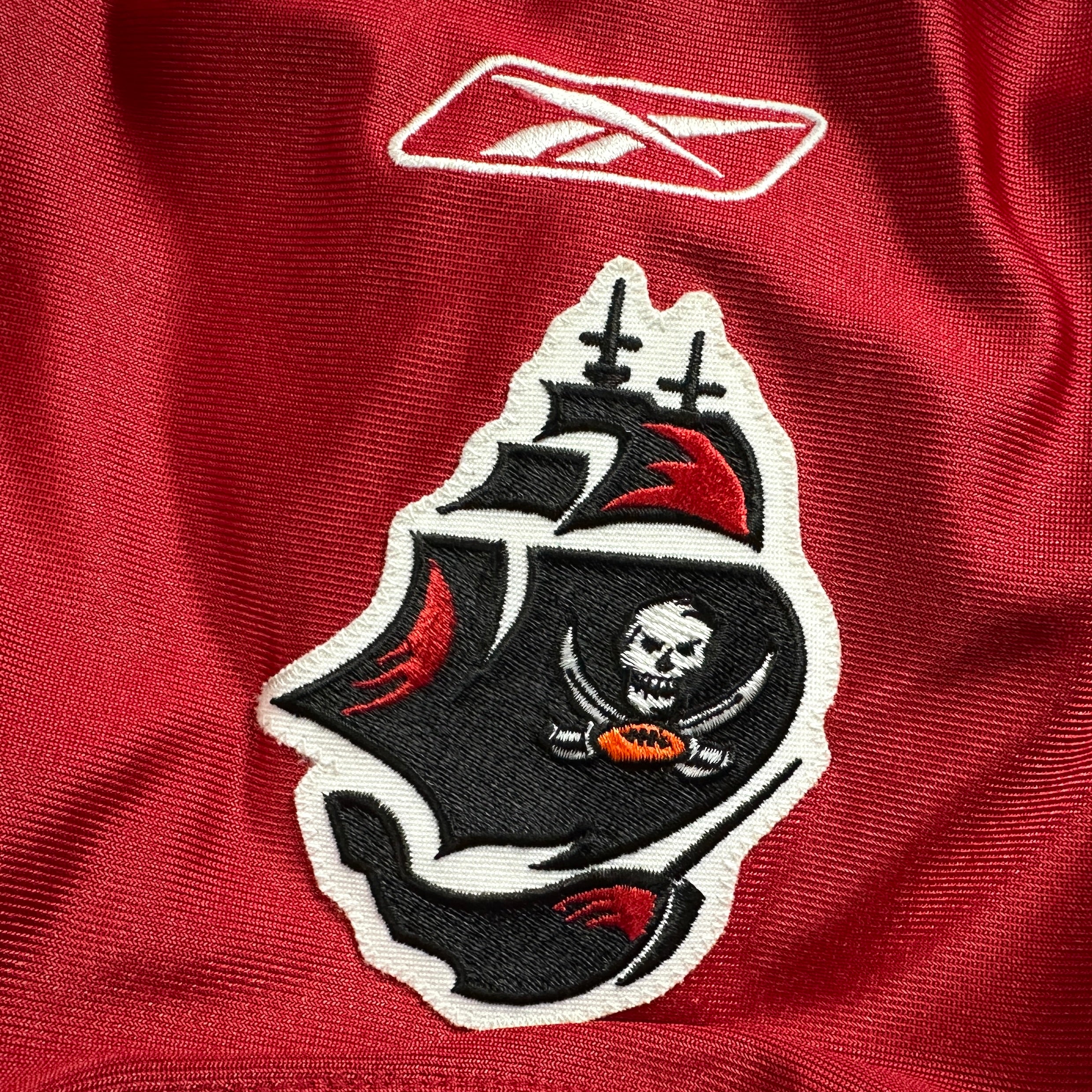 2002 Reebok NFL Authentic Jersey Tampa Bay Buccaneers Keyshawn Johnson Sz. 48 Super Bowl XXXVII