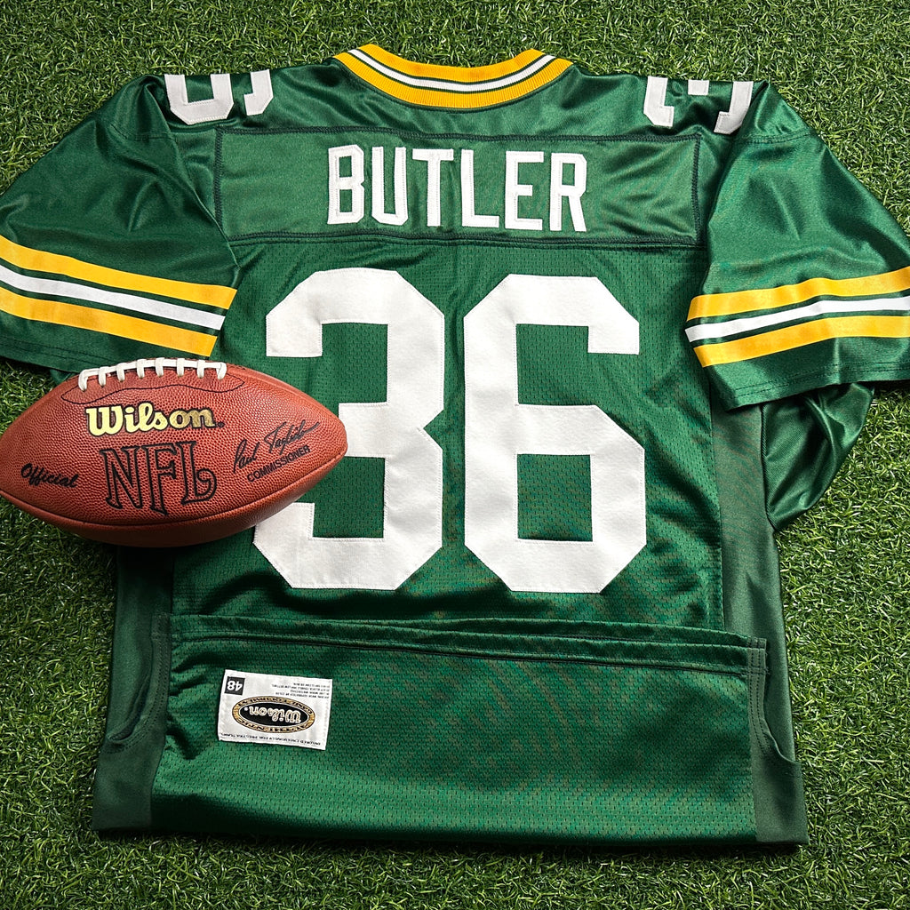 1996 Wilson NFL Authentic Jersey Green Bay Packers LeRoy Butler Sz. 48 Vintage