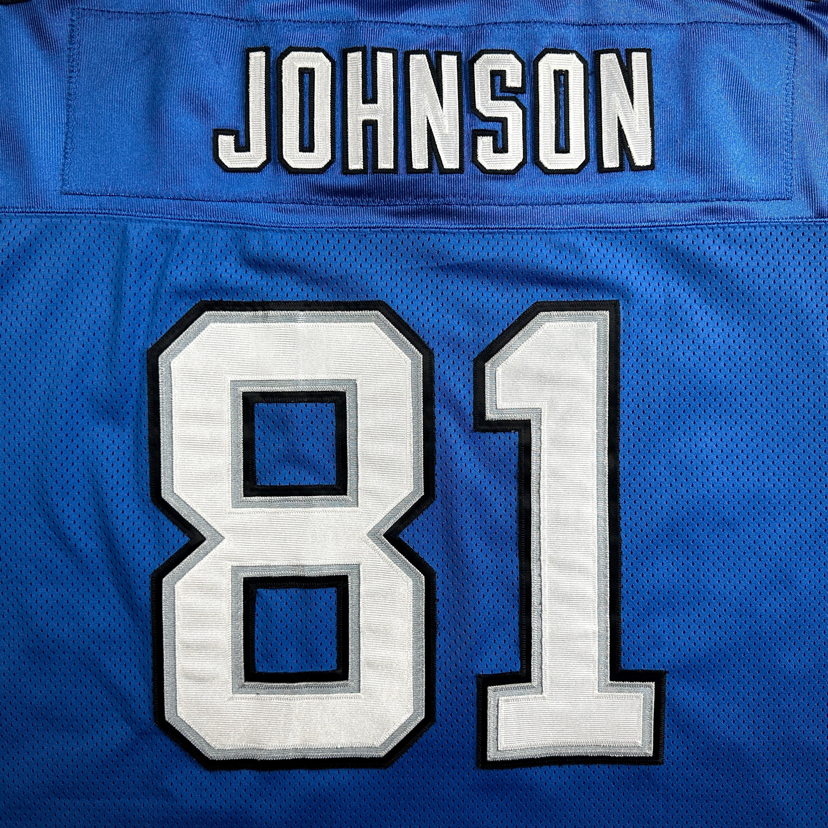 2007 Reebok NFL Authentic Jersey Detroit Lions Calvin Johnson Sz. 52 Rookie Throwback