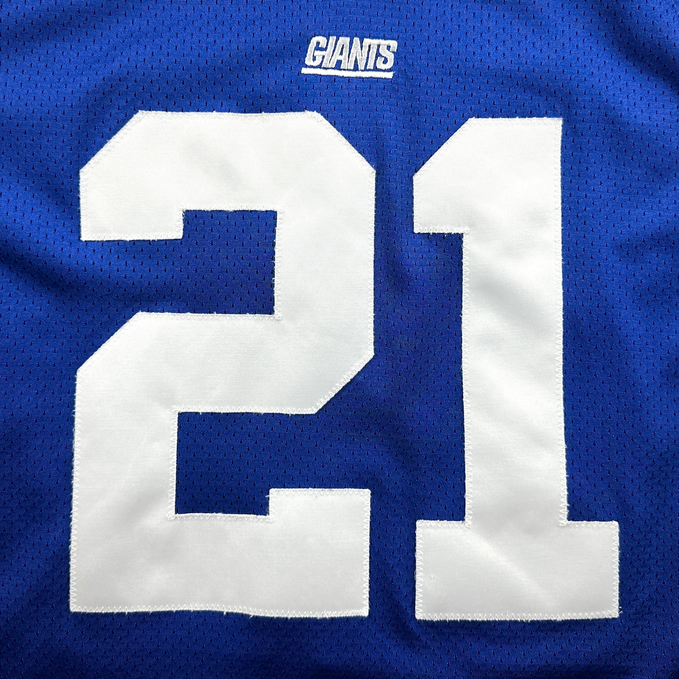 2002 Reebok NFL Authentic Jersey New York Giants Tiki Barber Sz. 52 Vintage