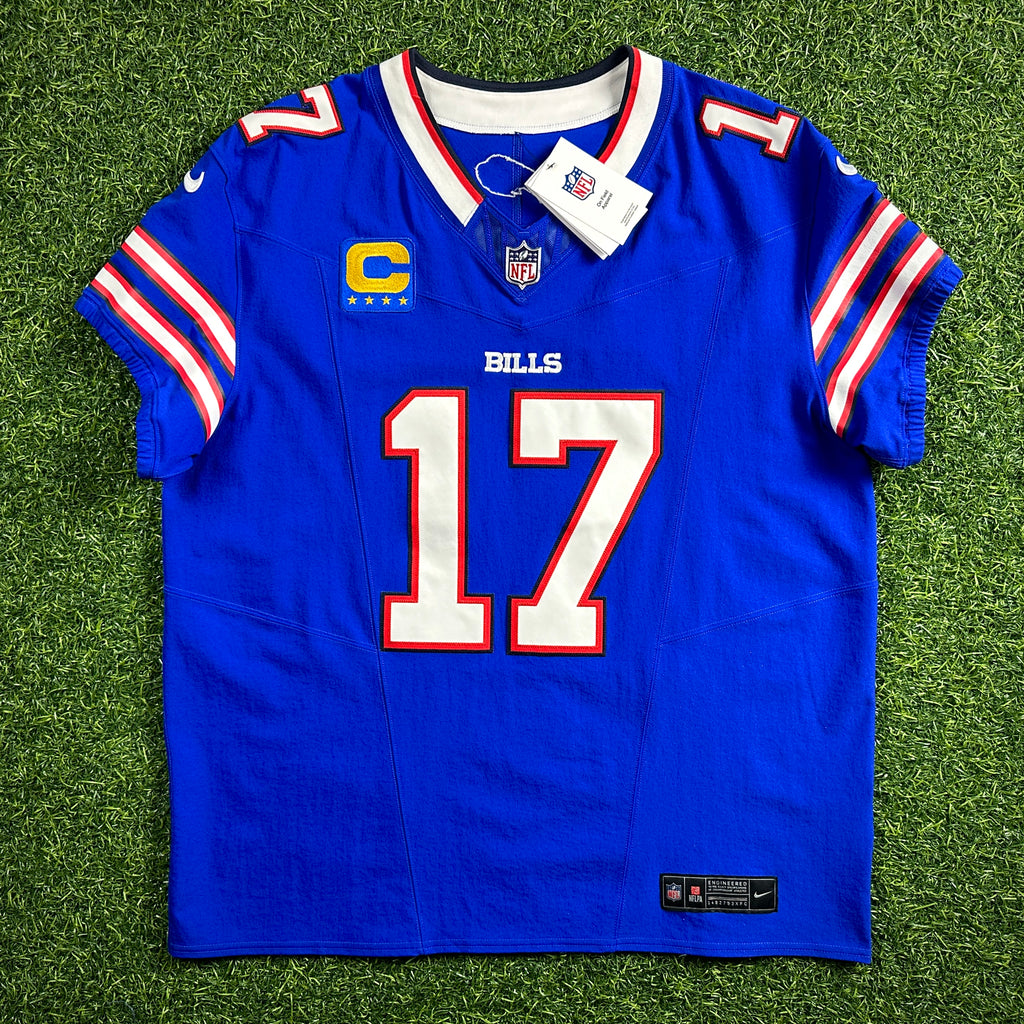 New! 2025 Nike NFL Vapor FUSE Elite Authentic Jersey Buffalo Bills Josh Allen Sz. 48 Blue Home