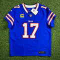 New! 2025 Nike NFL Vapor FUSE Elite Authentic Jersey Buffalo Bills Josh Allen Sz. 48 Blue Home
