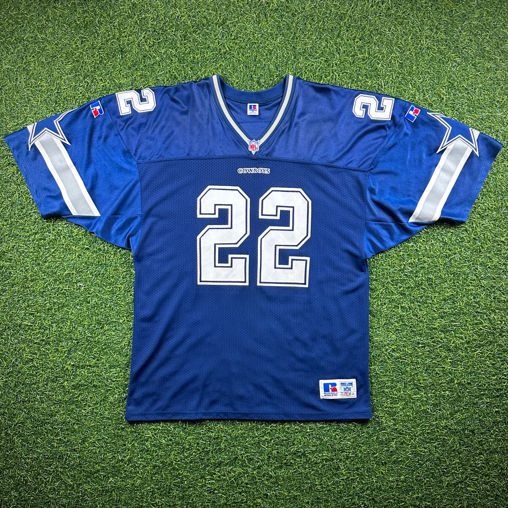 1996 Russell NFL Pro Line Authentic Jersey Dallas Cowboys Emmitt Smith Sz. 52 Vintage