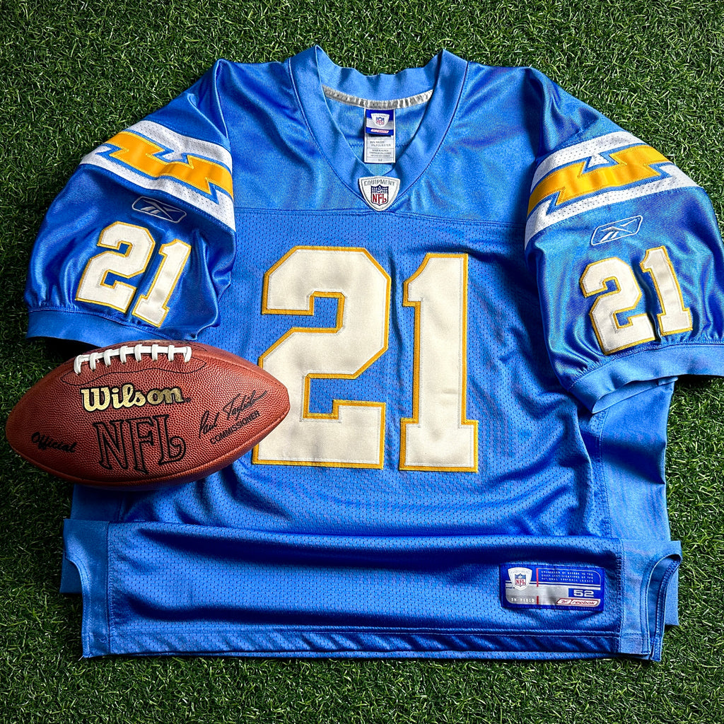 2002 Reebok NFL Authentic Jersey San Diego Chargers LaDanian Tomlinson 52 Throwback