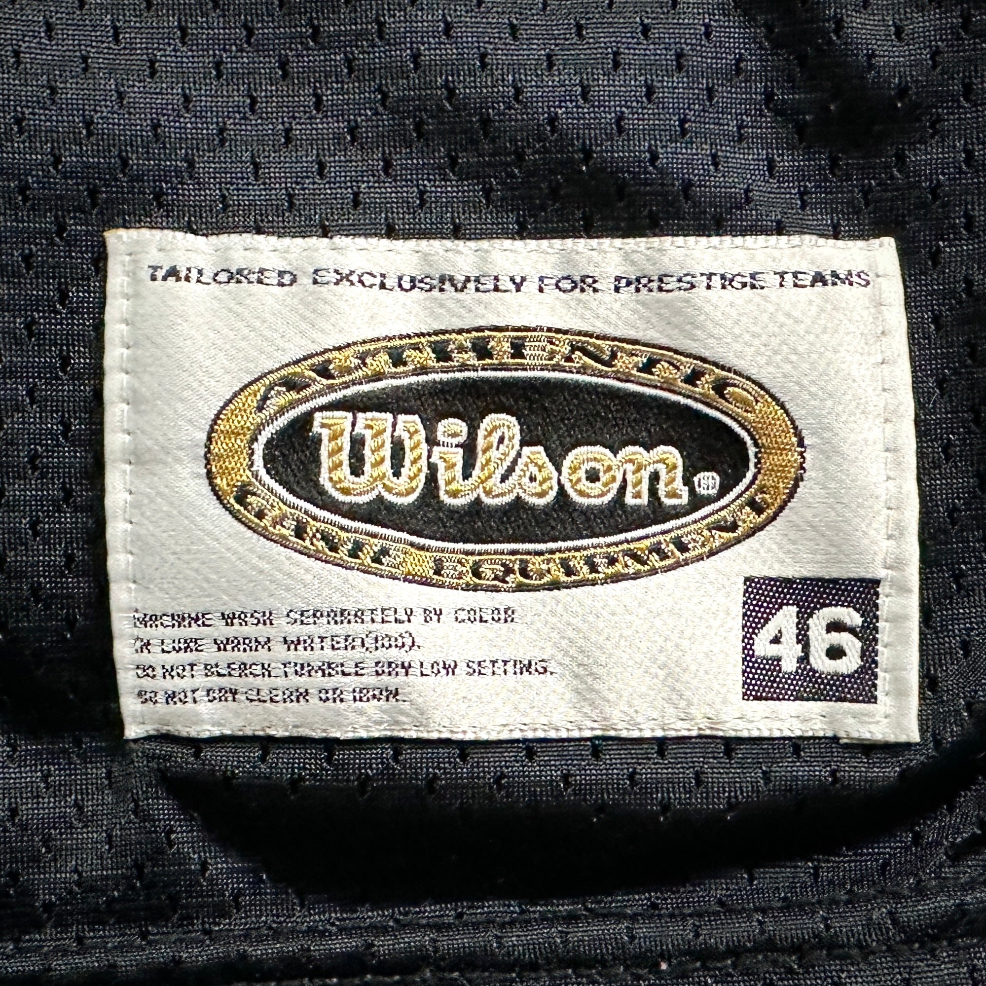 1995 Wilson NFL Authentic Jersey Carolina Panthers Keery Collins Rookie Sz. 46