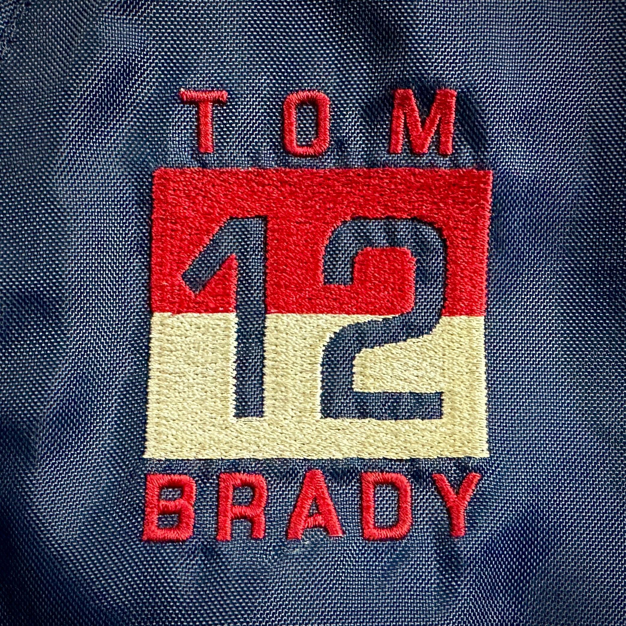 Rare! 2002 Reebok NFL Jacket New England Patriots Tom Brady 12 Sz. XL Vintage