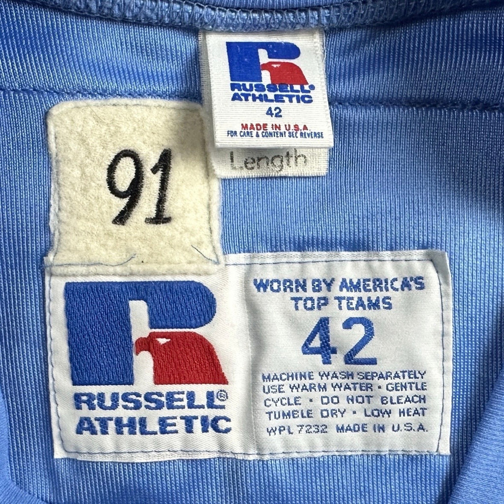 1991 Russell NFL Team Issued Game Jersey Houston Oilers Warren Moon Sz. 42 HOF
