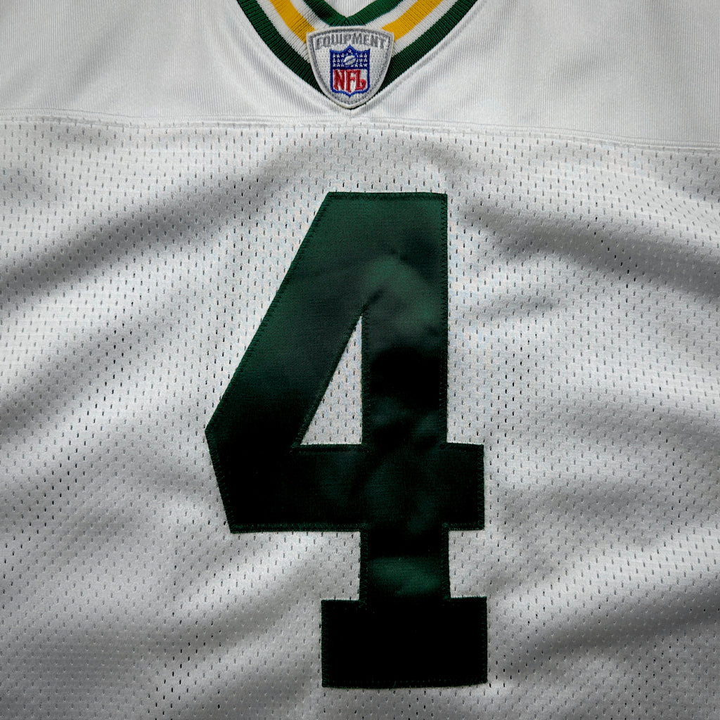 New! 2002 Reebok NFL Authentic Jersey Green Bay Packers Brett Favre Sz. 50 White NWT Vintage