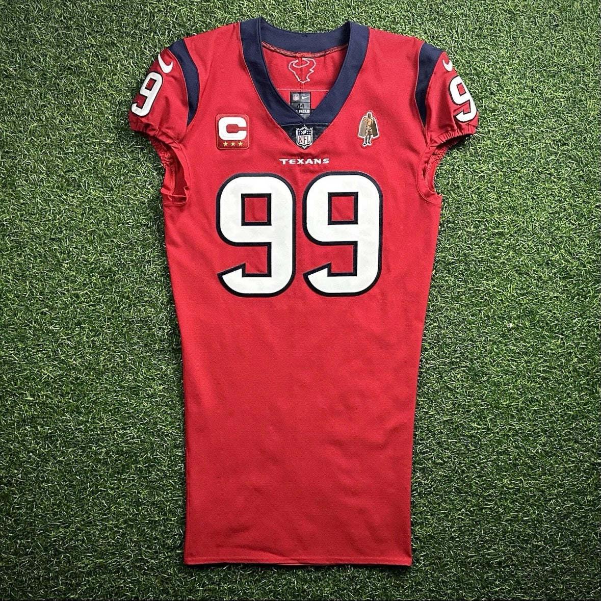 2020 Nike NFL Team Issued Red Game Jersey Houston Texans JJ Watt Autograph COA