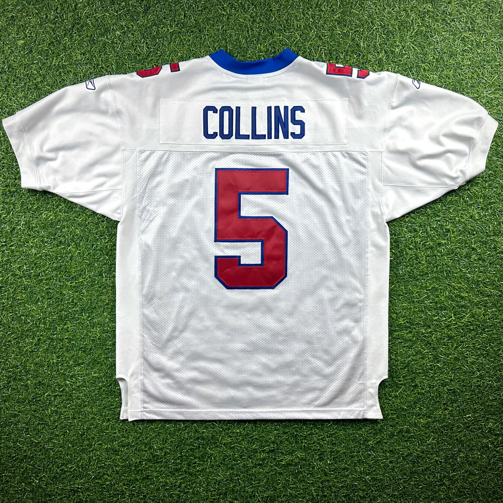 2003 Reebok NFL Authentic Jersey New York Giants Kerry Collins Sz. 52 Vintage
