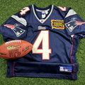 2004 Reebok NFL Authentic Jersey New England Patriots Adam Vinatieri Super Bowl XXXVIII Sz. 50
