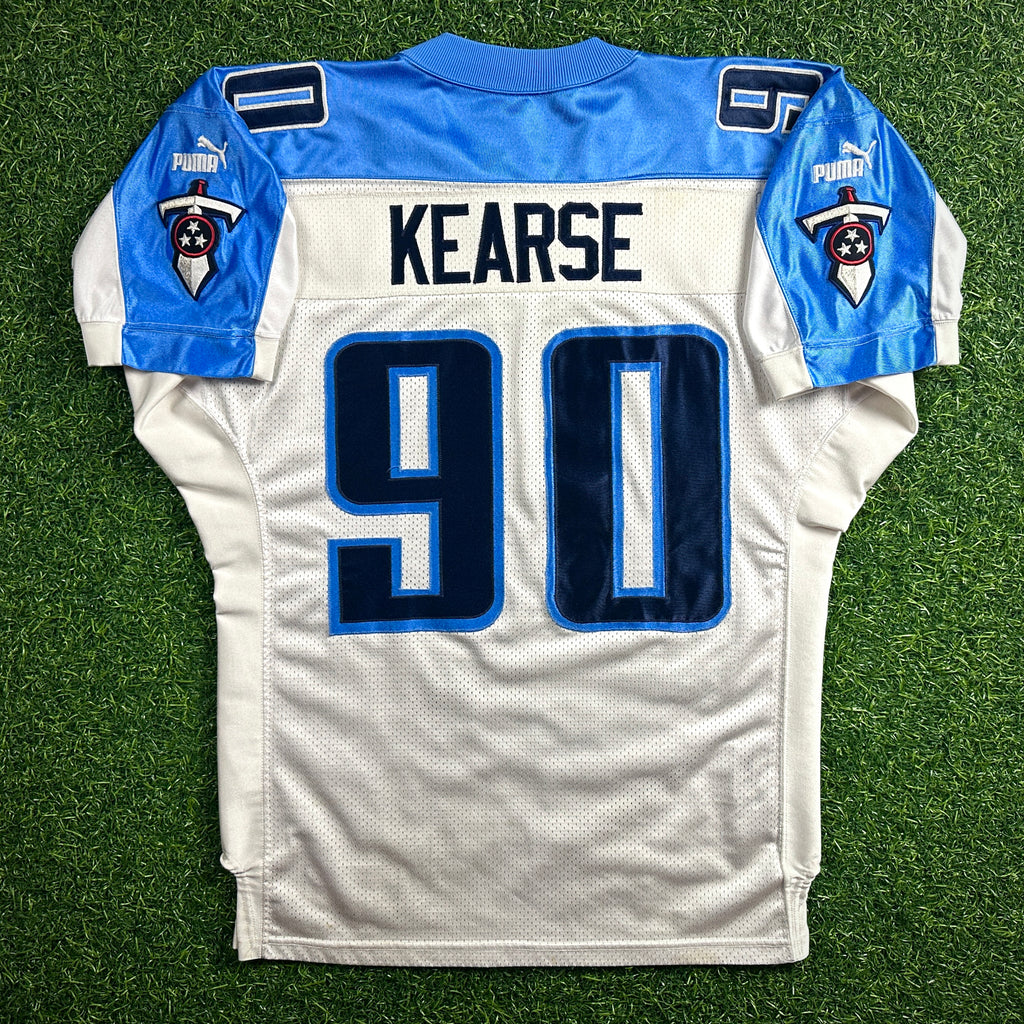 1999 Puma NFL Pro Model Authentic Jersey Tennessee Titans Jevon Kearse Rookie Sz. 46 Berlin WI