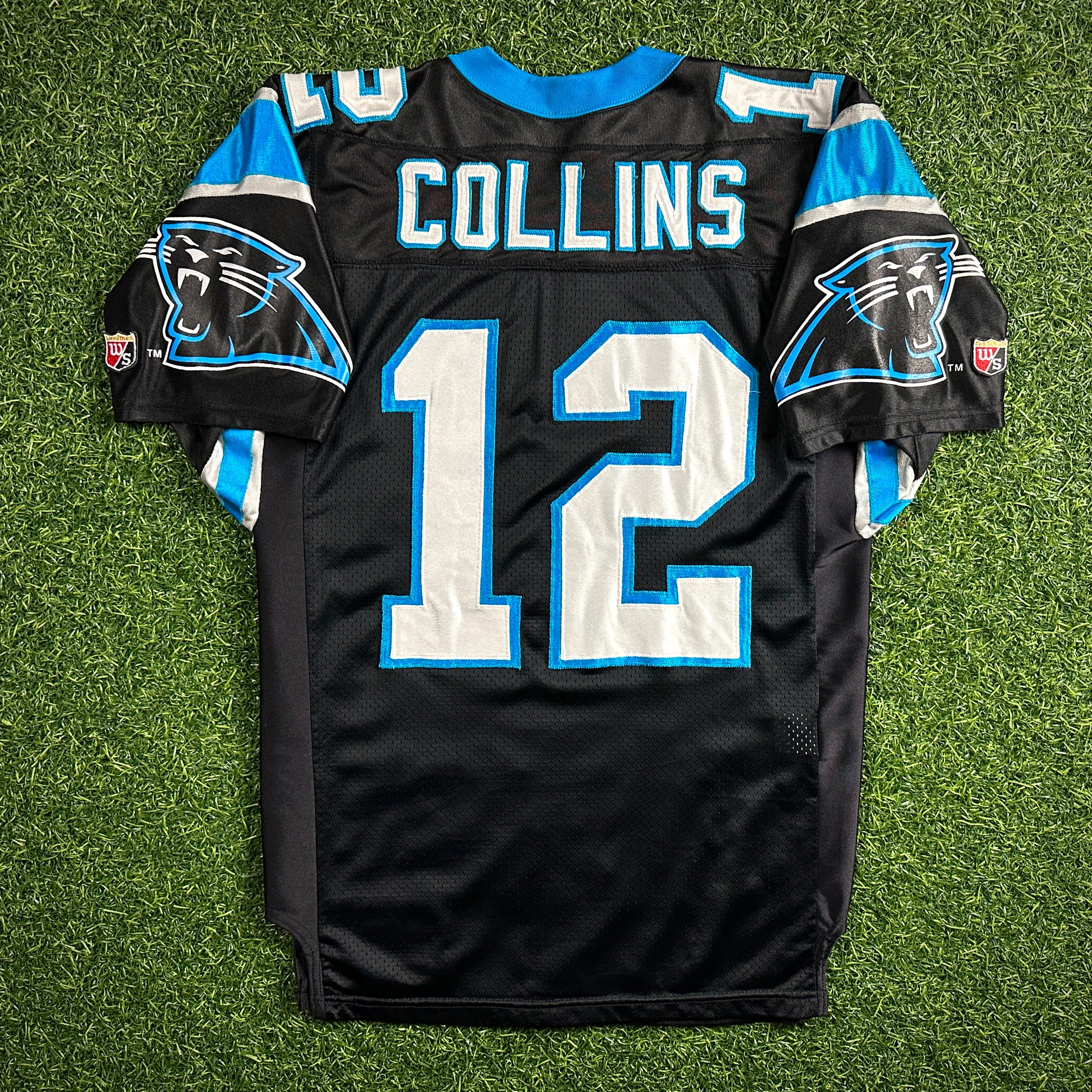 1995 Wilson NFL Authentic Jersey Carolina Panthers Keery Collins Rookie Sz. 46
