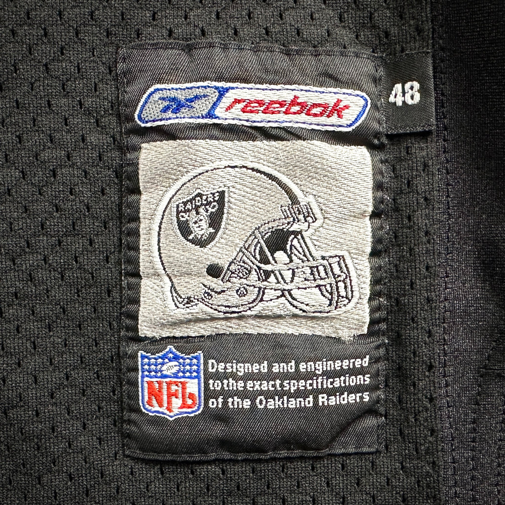 2001 Reebok NFL Authentic Jersey Oakland Raiders Charles Woodson Sz. 48 Vintage