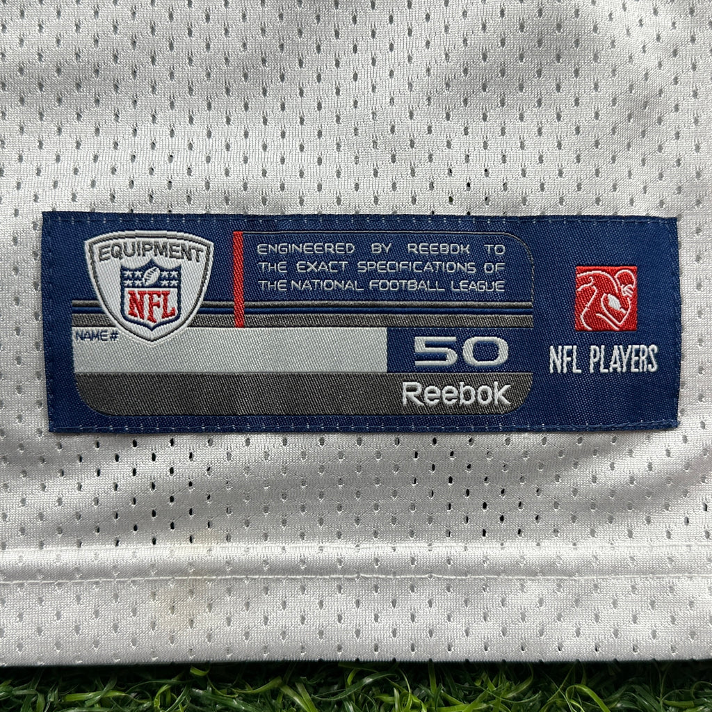 2011 Reebok NFL Authentic White Jersey New England Patriots Tom Brady Sz. 50