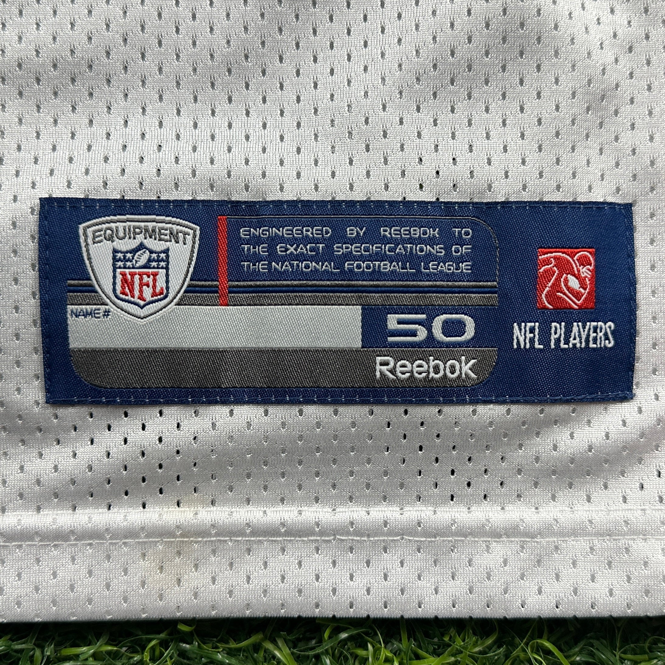 2011 Reebok NFL Authentic White Jersey New England Patriots Tom Brady Sz. 50