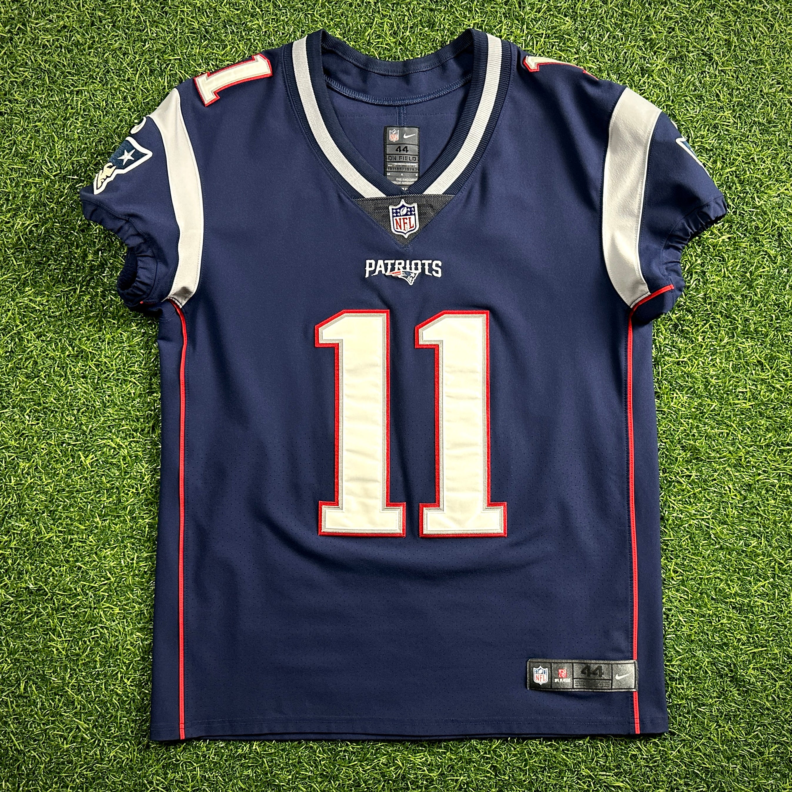 2018 Nike NFL Vapor Elite Authentic Jersey New England Patriots Julian Edelman Sz. 44 L