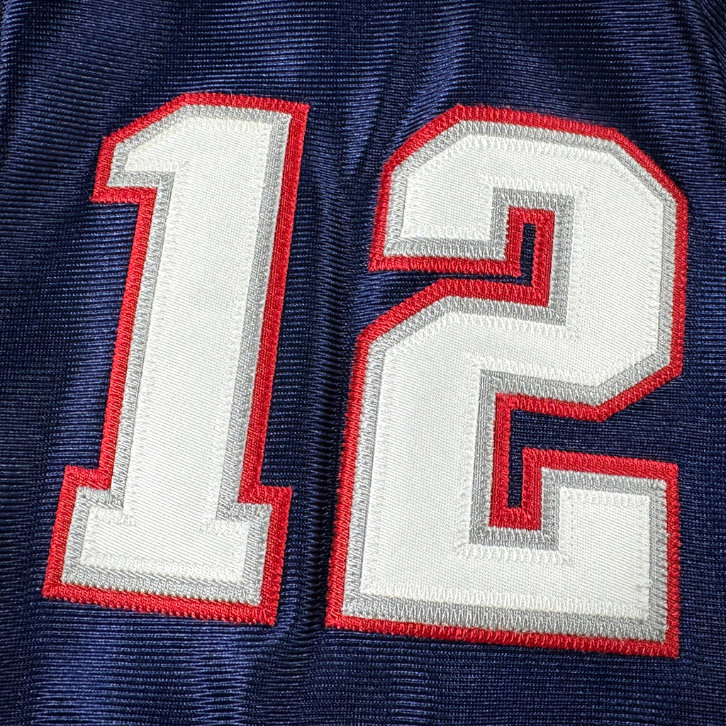 2003 Reebok NFL Authentic Jersey New England Patriots Tom Brady Sz. 52 Super Bowl XXXVIII