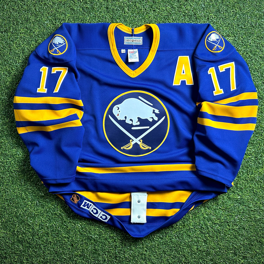 1987 CCM NHL Center Ice Authentic Jersey Buffalo Sabres Mike Foligno 52 Vintage