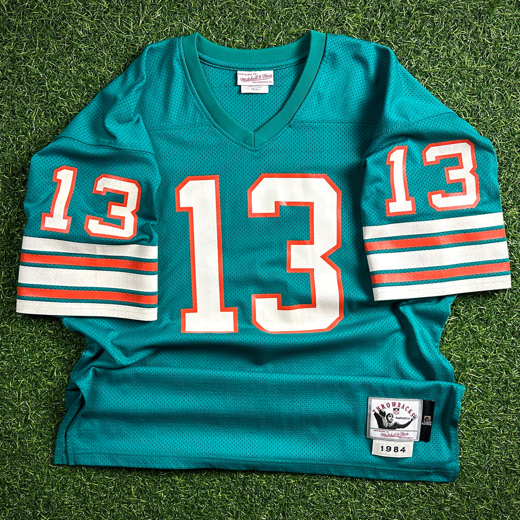 Mitchell & Ness NFL Authentic 1984 Miami Dolphins Throwback Jersey Dan Marino Sz. 48