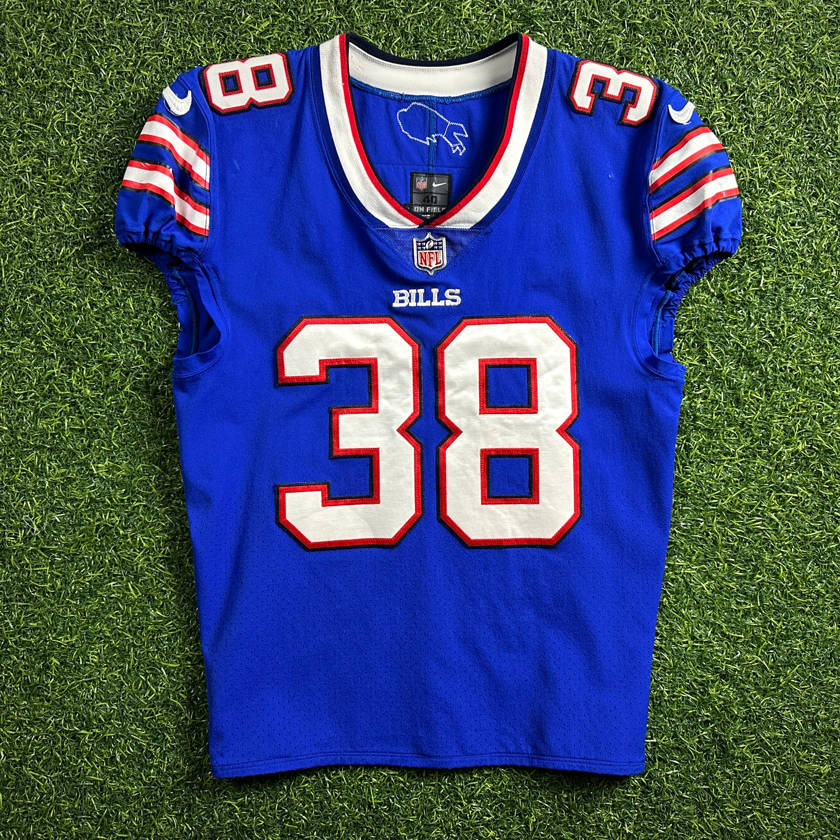 2021 Nike NFL Game-Used Jersey Buffalo Bills Nick McCloud Sz. 40 Team COA