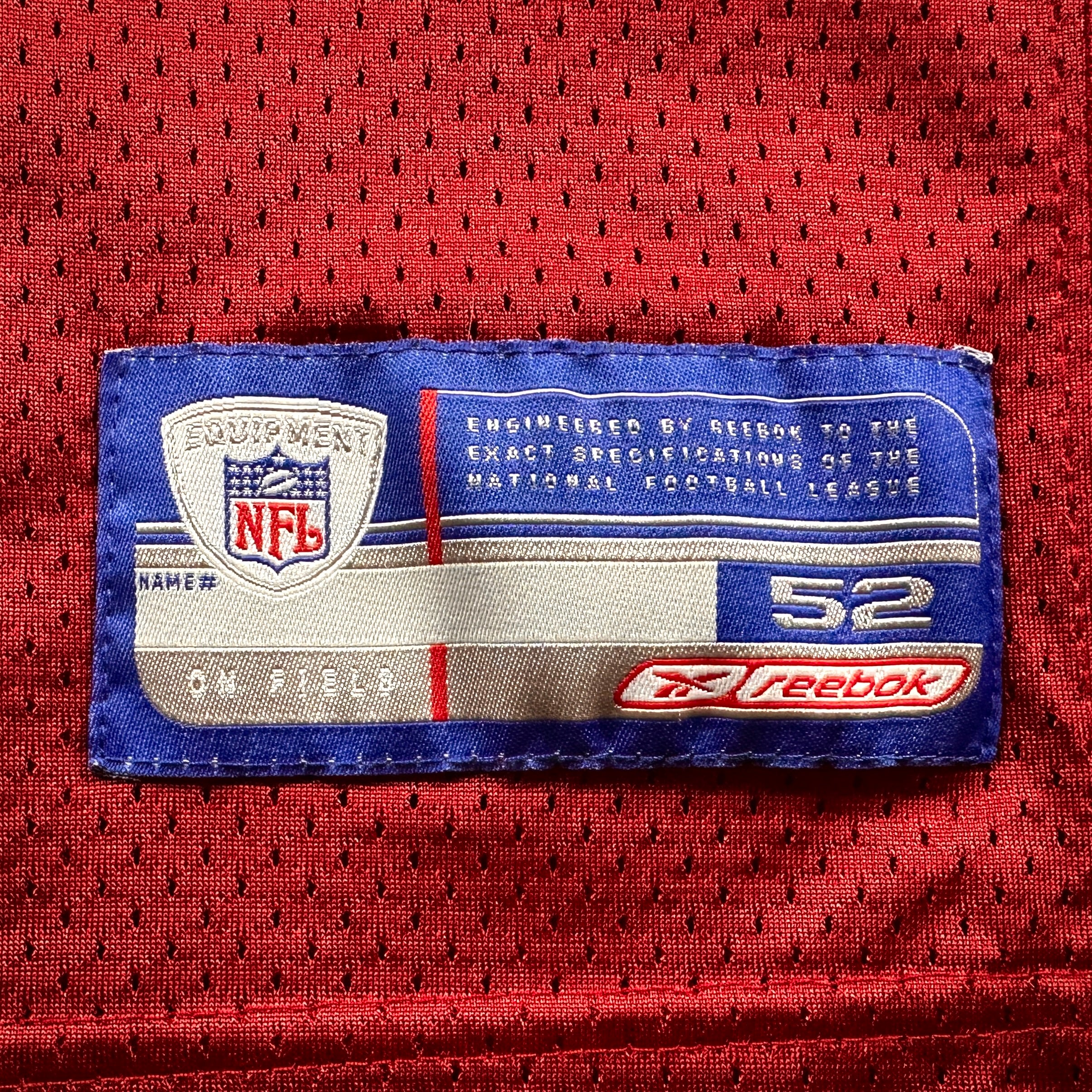 2002 Reebok NFL Authentic Jersey San Francisco 49ers Terrell Owens Sz 52 Vintage