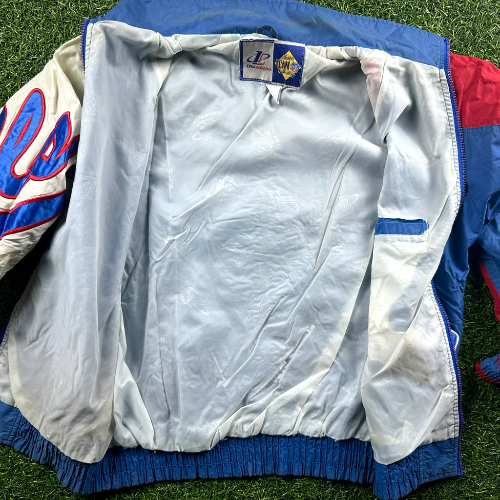 1997 Logo Athletic NFL Pro Line Lightweight Jacket Buffalo Bills Sz. M Vintage
