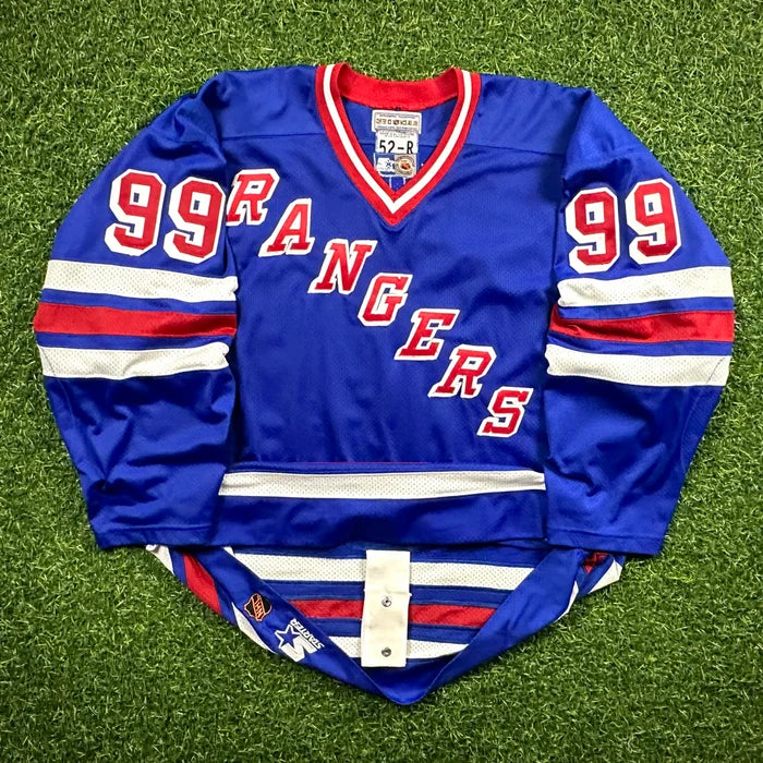 1997 Starter NHL Center Ice Authentic Jersey New York Rangers Wayne Gretzky Sz. 52-R