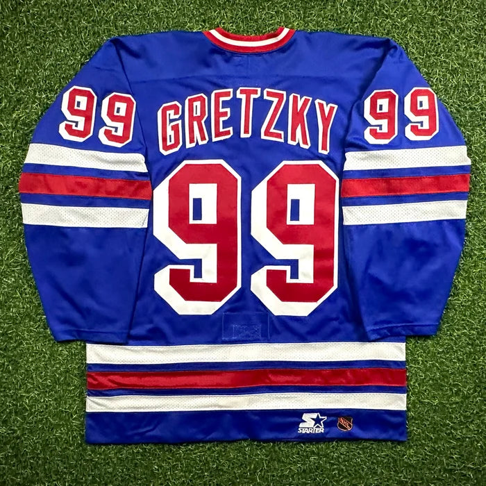 1997 Starter NHL Center Ice Authentic Jersey New York Rangers Wayne Gretzky Sz. 52-R