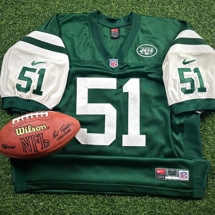 1999 Nike NFL Authentic Jersey New York Jets Bryan Cox Sz. 52