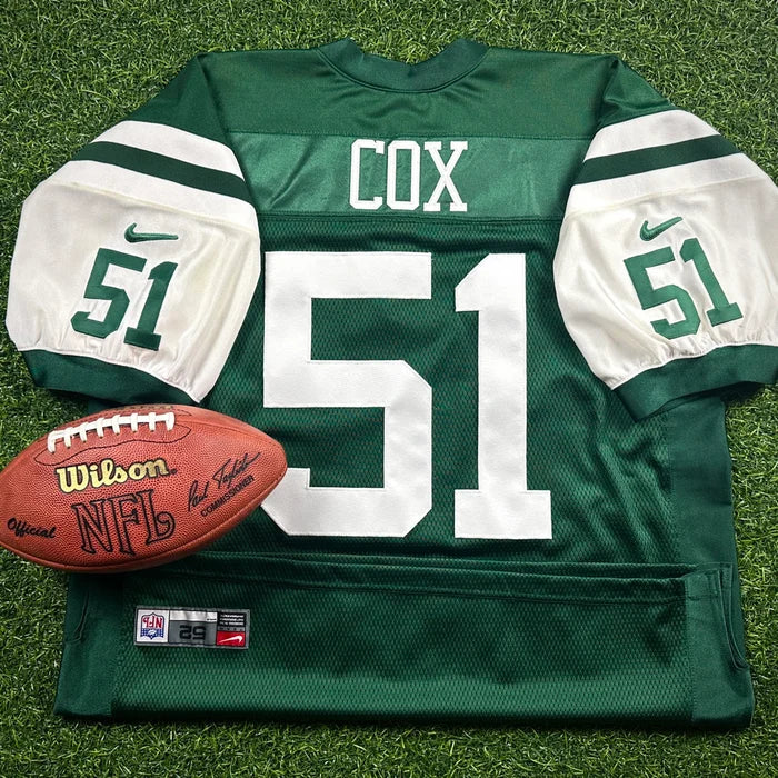 1999 Nike NFL Authentic Jersey New York Jets Bryan Cox Sz. 52