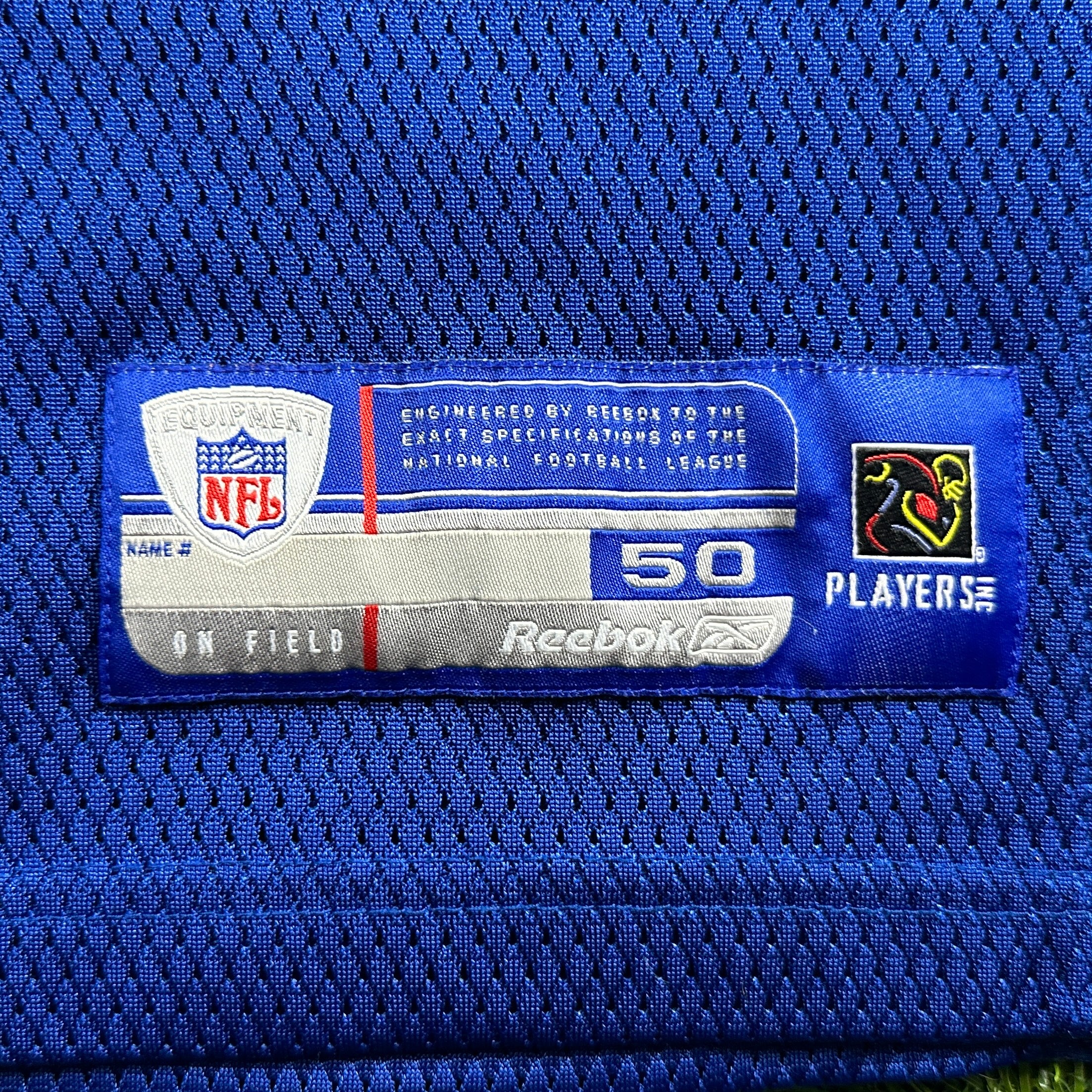 2005 Reebok NFL Authentic Jersey Indianapolis Colts Peyton Manning Sz. 50 Vintage