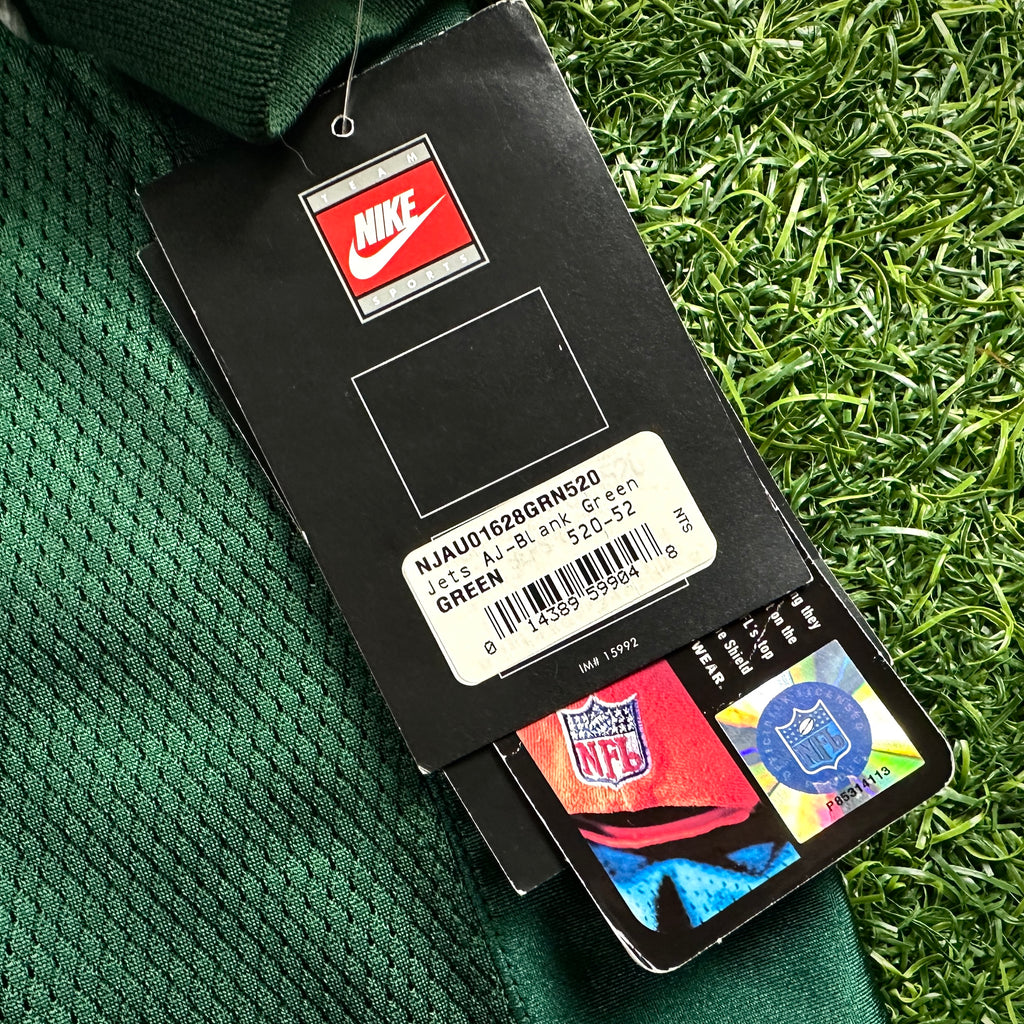 New! 2000 Nike NFL Authentic Jersey New York Jets Jumbo Elliott Sz. 52 NWT