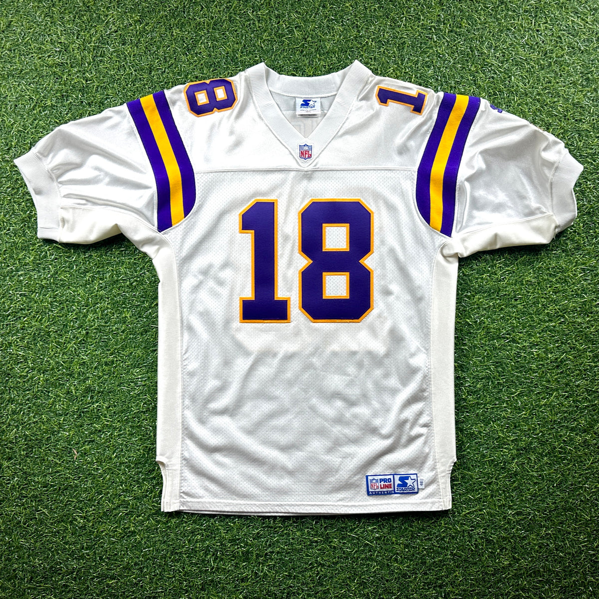 1998 Starter NFL Pro Line Authentic Jersey Minnesota Vikings Randy Moss Sz. 48 Rookie #18