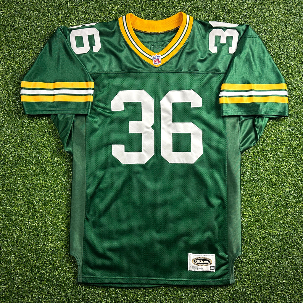 1996 Wilson NFL Authentic Jersey Green Bay Packers LeRoy Butler Sz. 48 Vintage