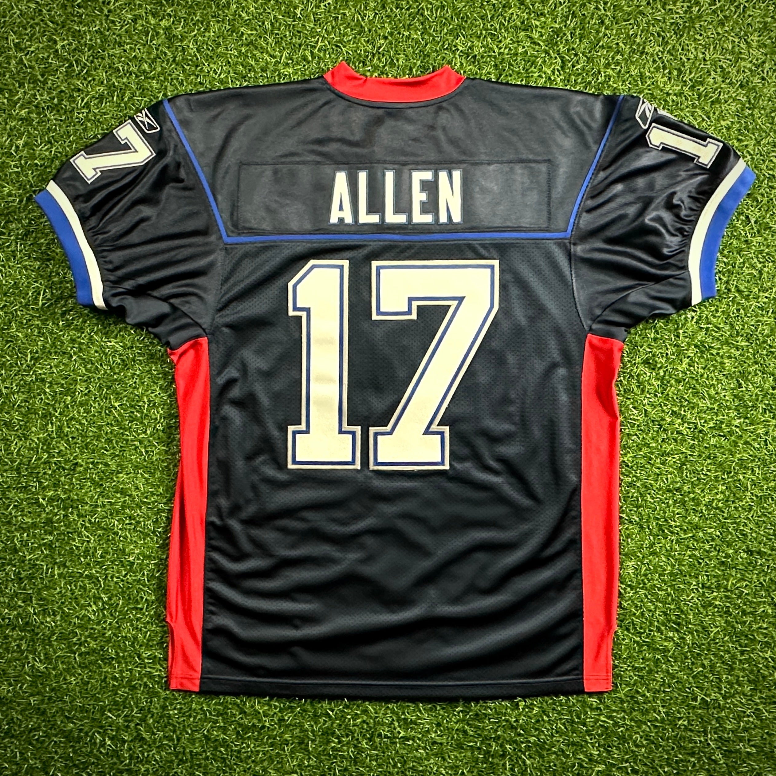 New! Reebok NFL Authentic Reverse Retro Jersey Buffalo Bills Josh Allen Sz. 52