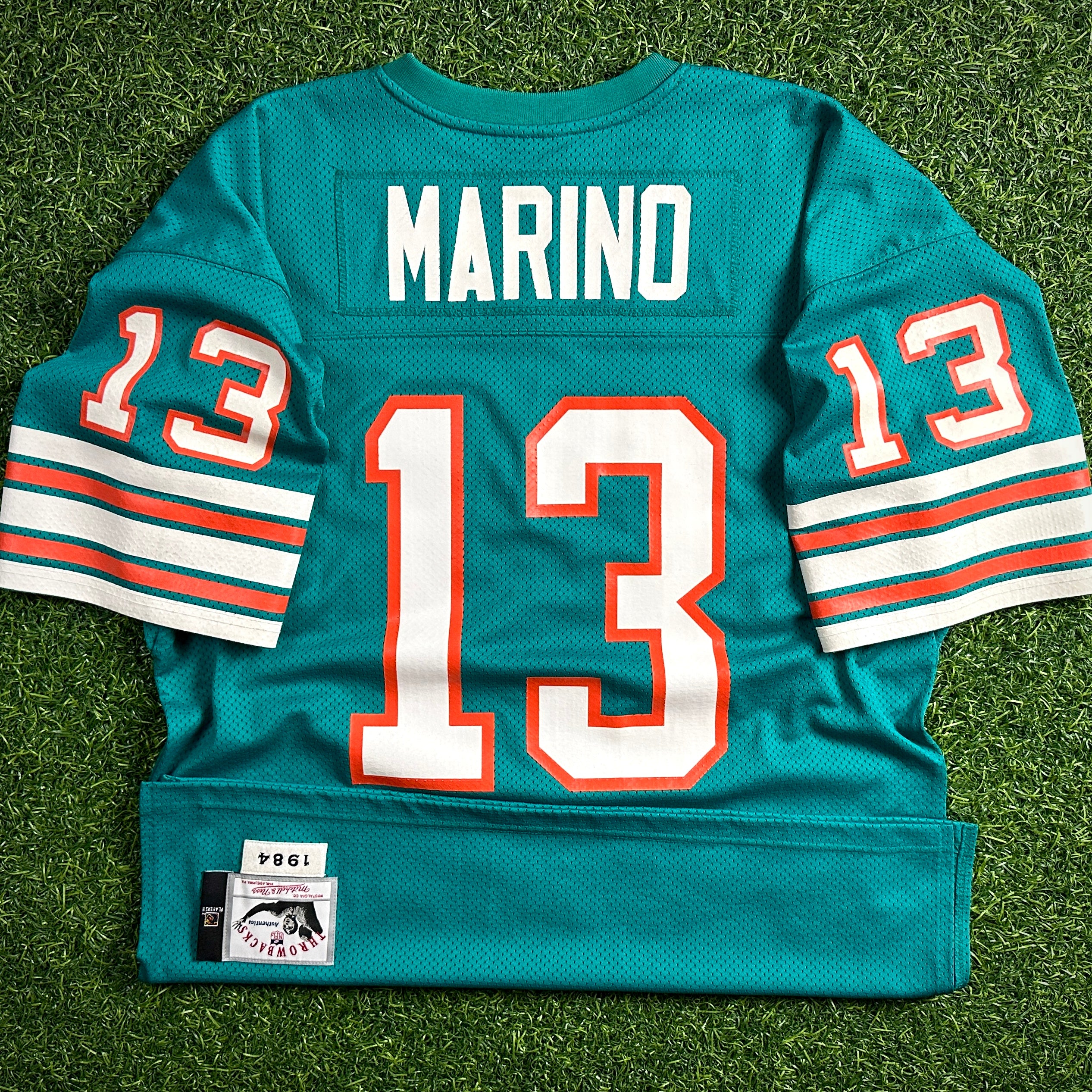 Mitchell & Ness NFL Authentic 1984 Miami Dolphins Throwback Jersey Dan Marino Sz. 48