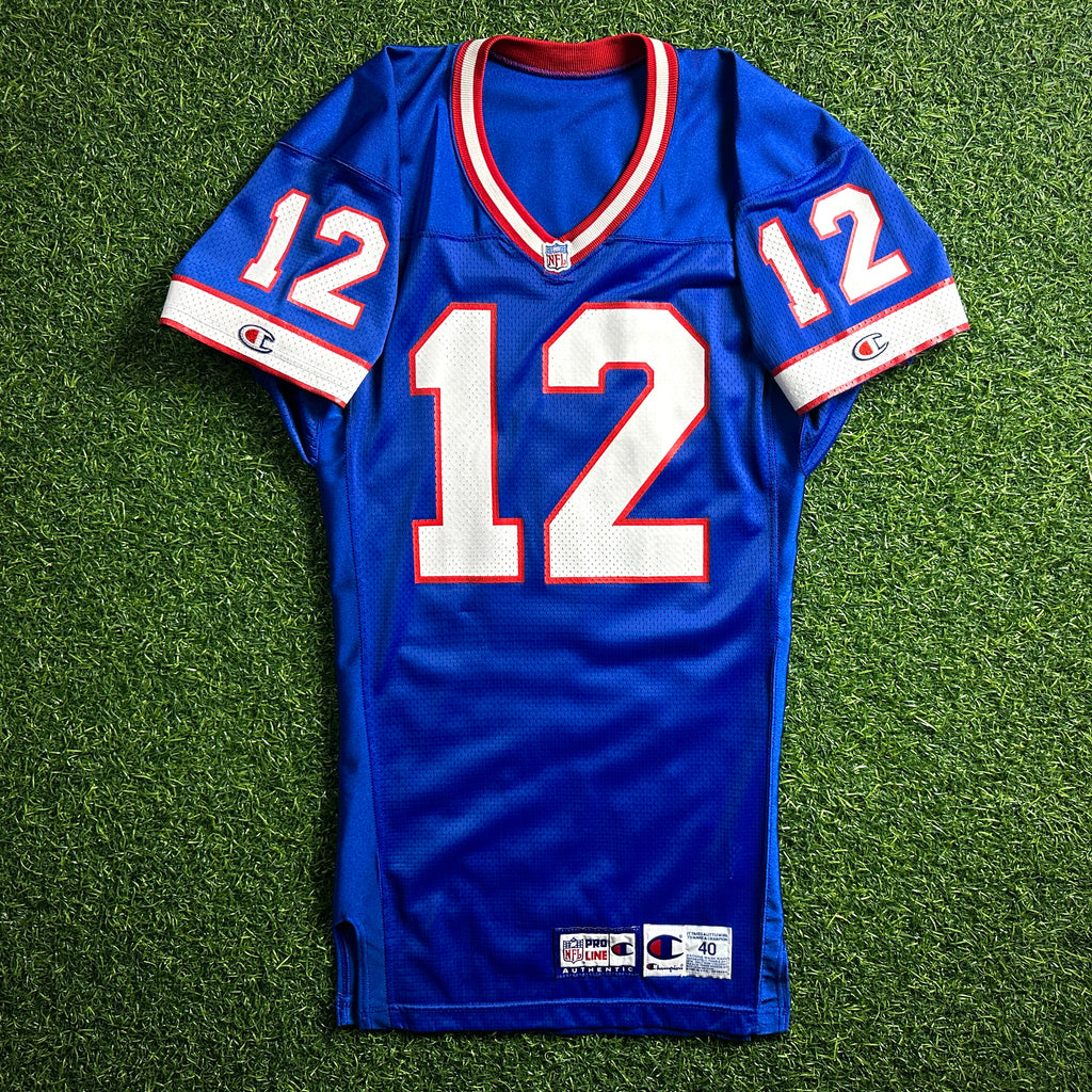 1995 Champion NFL Pro Line Authentic Jersey Buffalo Bills Jim Kelly Sz. 40