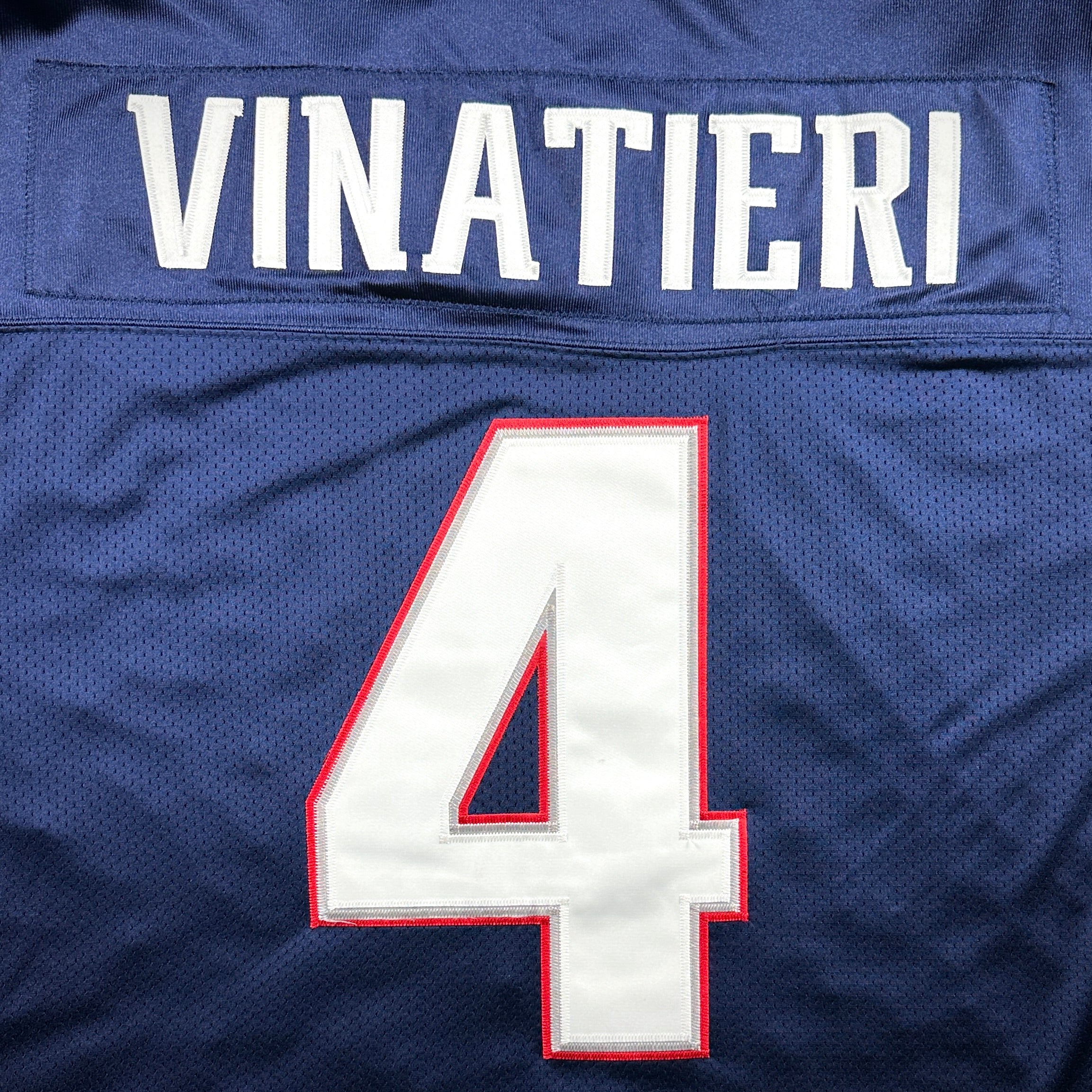 New! 2004 Reebok NFL Authentic Jersey New England Patriots Adam Vinatieri Sz. 52