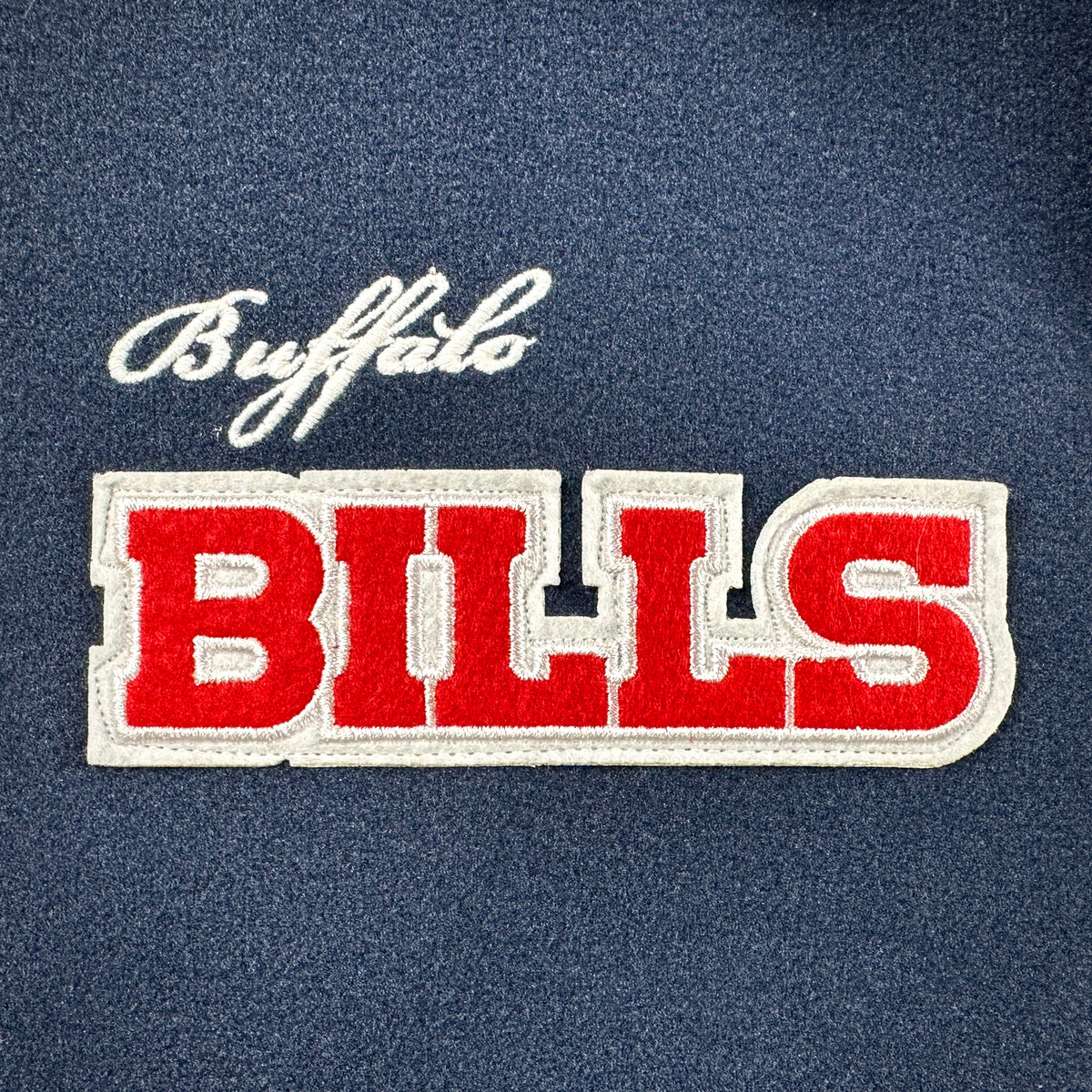 Abercrombie & Fitch NFL Varsity Bomber Jacket Buffalo Bills Sz. L