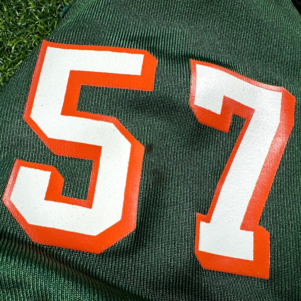1999 Nike NCAA Game-Used Jersey Miami Hurricanes Jermell Weaver Sz. 48 Set 1