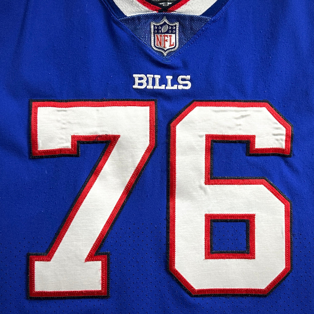 2022 Nike NFL Game-Used Jersey Buffalo Bills Rodger Saffold Sz. 46 Team COA