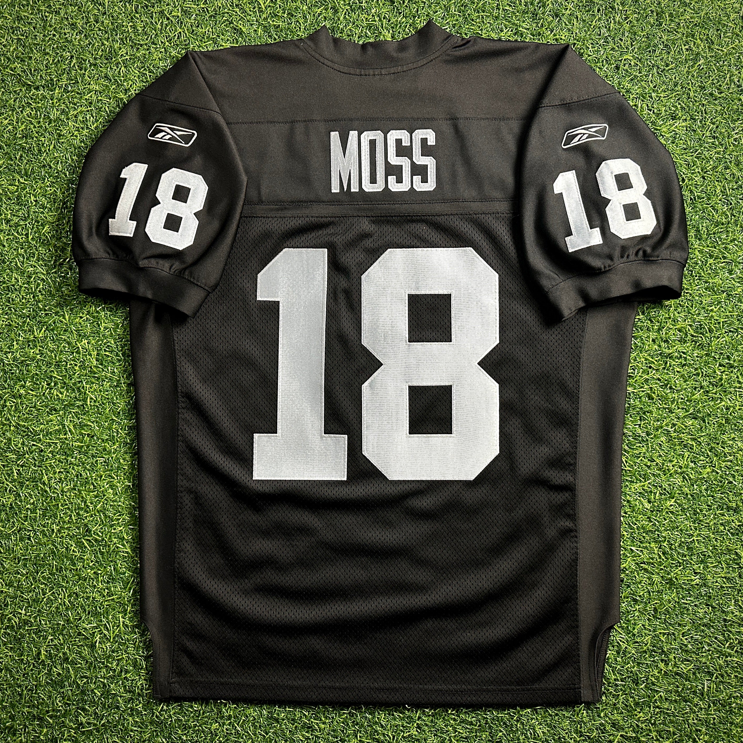 2006 Reebok NFL Authentic Jersey Oakland Raiders Randy Moss Sz. 50 Vintage