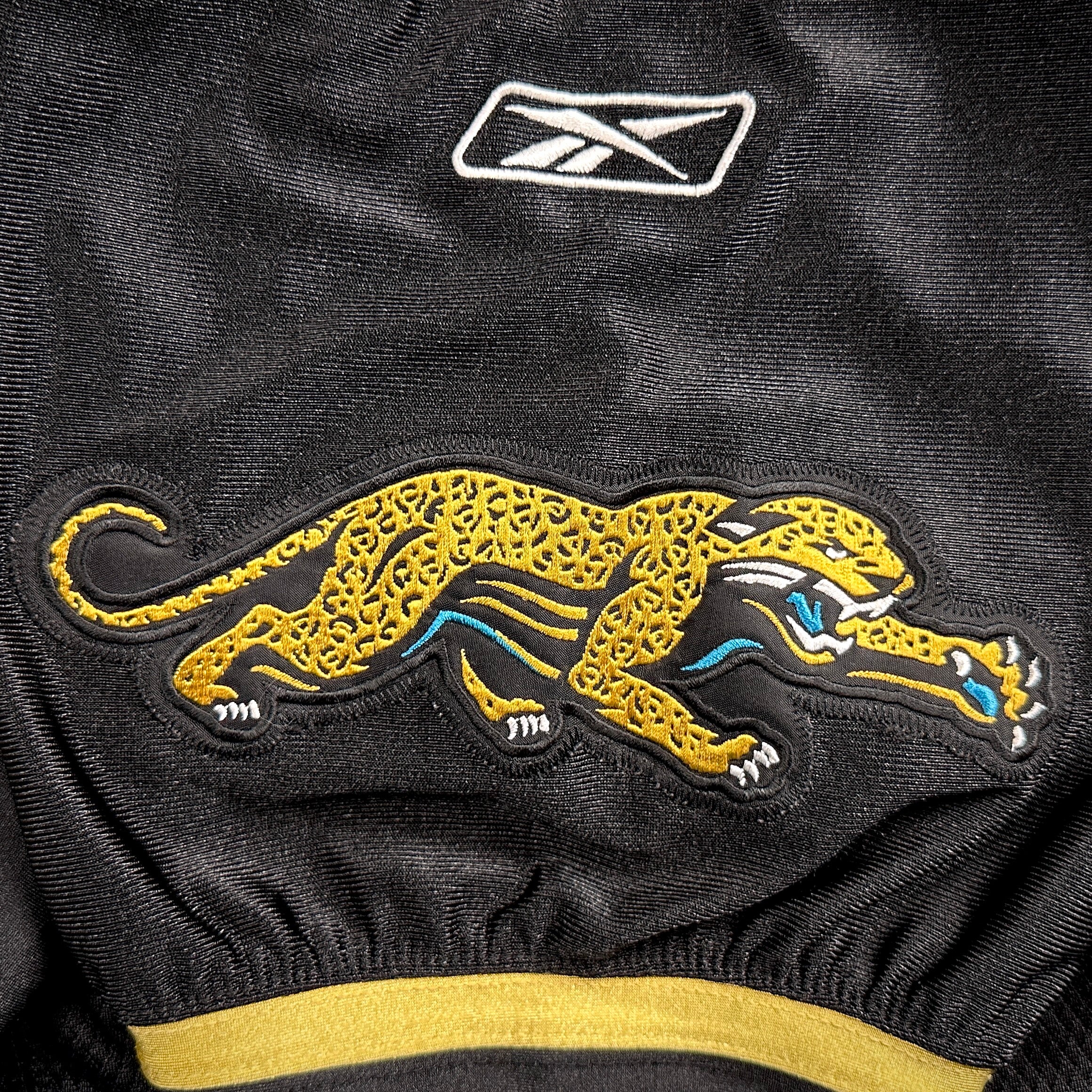 2005 Reebok NFL Authentic Jersey Jacksonville Jaguars Byron Leftwich Sz 50 Black