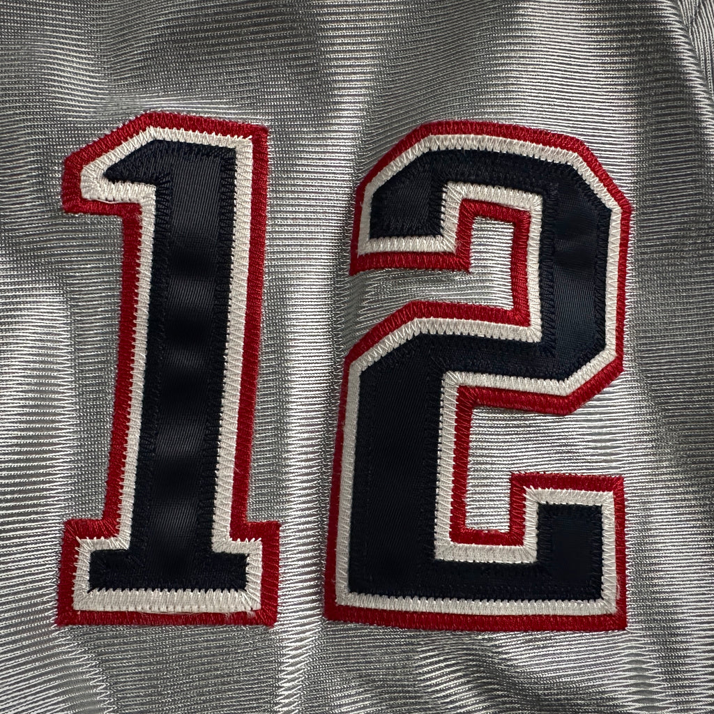 2007 Reebok NFL Authentic Jersey New England Patriots Tom Brady Sz. 50 Silver Alternate