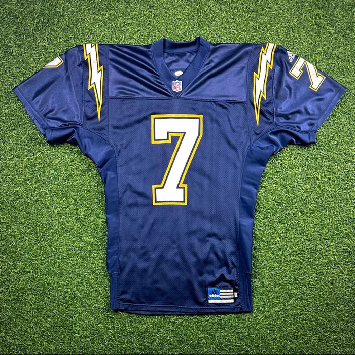 2001 Adidas NFL Team Issued Game Jersey San Diego Chargers Doug Flutie Autograph