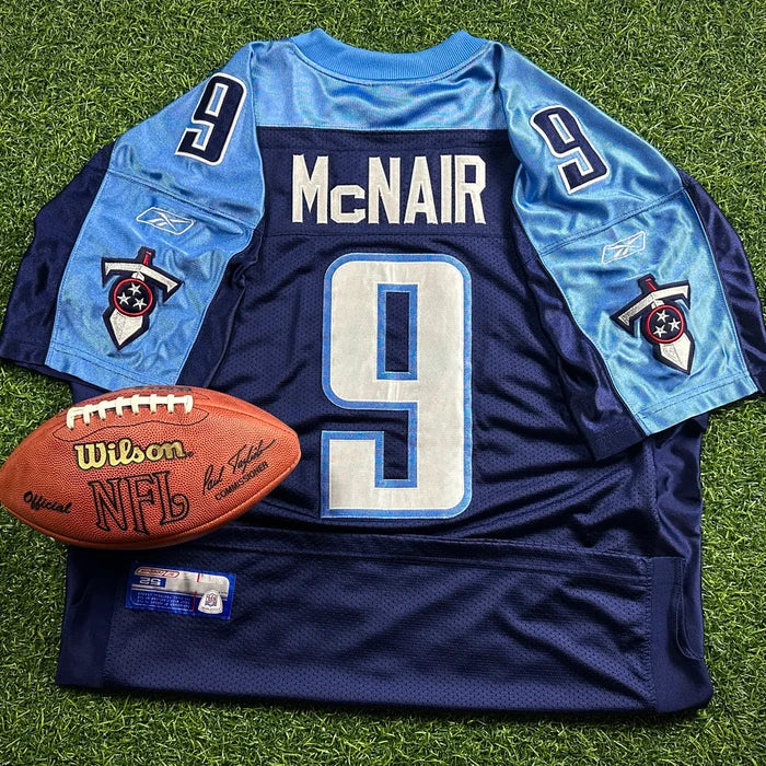2003 Reebok NFL Authentic Jersey Tennessee Titans Steve McNair Sz. 52