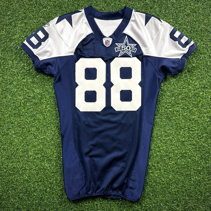 2010 Reebok NFL Team-Issued Game Jersey Dallas Cowboys Dez Bryant Sz. 46 Thanksgiving Rookie