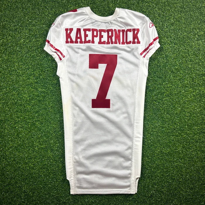 2011 Reebok NFL Team Issued Rookie Jersey San Francisco 49ers Colin Kaepernick Sz. 42 White