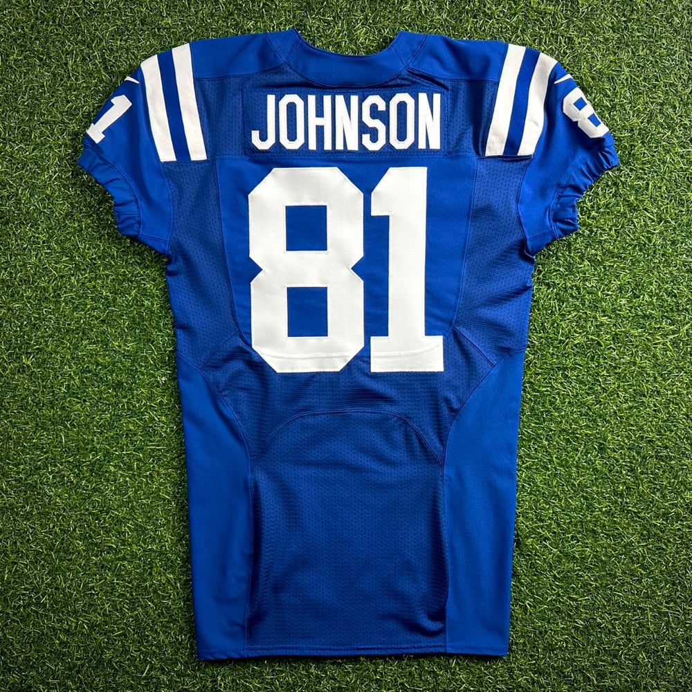 2015 Nike NFL Team-Issued Game Jersey Indianapolis Colts Andre Johnson Team COA